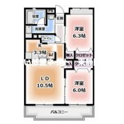 ハーベスト コートの間取り画像