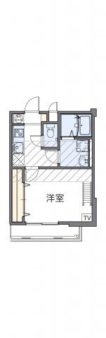 レオパレス柴原LA1の間取り画像