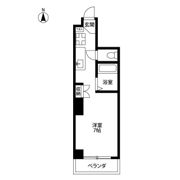 リヴイン国立の間取り画像