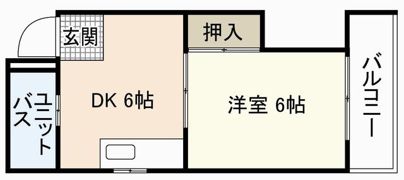 大下ビル（楠木）の間取り画像