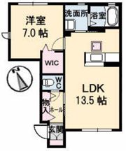シャーメゾン門田屋敷 B棟の間取り画像