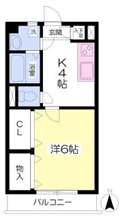 マンションユザワの間取り画像