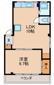 ツルヤマンションの間取り画像