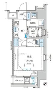 ベルシード門前仲町の間取り画像