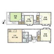 御蔵戸建の間取り画像