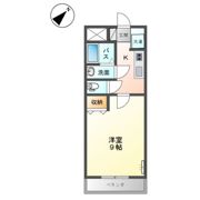 エポックハシマⅠの間取り画像