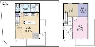 ラグールの間取り画像