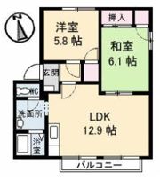 ドムス・ヒルズ D館の間取り画像