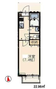 コルヌイエの間取り画像