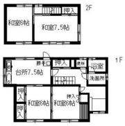 下中野戸建の間取り画像
