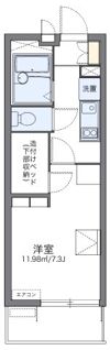レオパレスヴィルヌーブの間取り画像