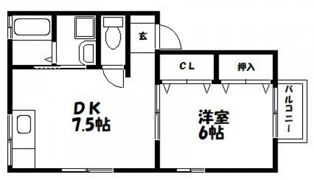 すずらんⅡの間取り画像