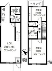 ストアハウス2 Aの間取り画像