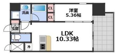 プレジオ城東の間取り画像