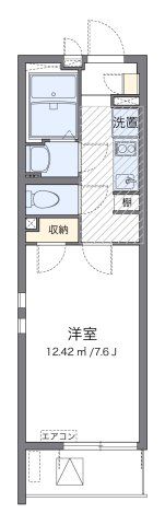 クレイノドエル 大久保Bの間取り画像