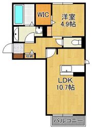 D-room本城 B棟の間取り画像