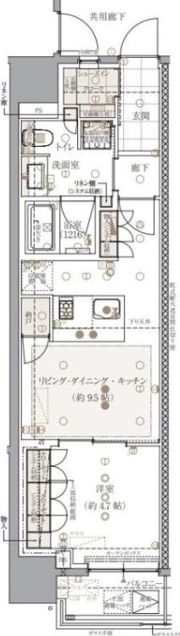 レ・ジェイドクロス千代田神保町の間取り画像