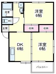 サンハイツ1の間取り画像