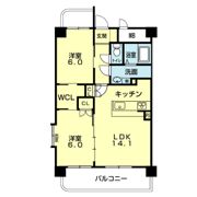 キャッスル蓮台寺の間取り画像