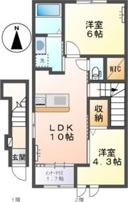 新居浜グランメゾンの間取り画像