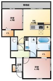 アズールの間取り画像