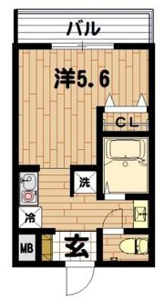 クレール六浦東の間取り画像