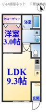 カーサ・ソレイユ八幡宿の間取り画像