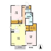 ボヌール木崎 Ⅱの間取り画像