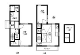 浜田山 新築戸建の間取り画像