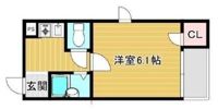 タカノハイム天神橋の間取り画像