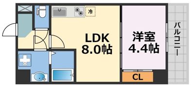 SFIDA森ノ宮の間取り画像