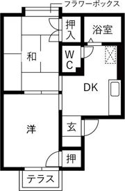 ファミール鈴木の間取り画像