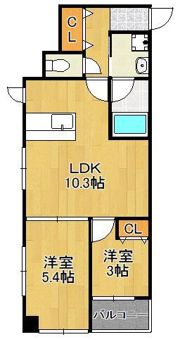 MDI SERENO JIYUGAOKAの間取り画像