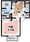 パセオ御堂町の間取り画像