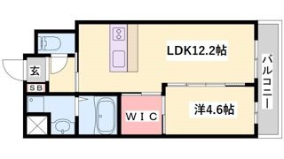 グランデュオ三宮Ⅱの間取り画像