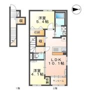 メイプルハウス藤ヶ丘Ⅰの間取り画像