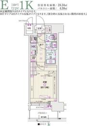 ソルテラスOSAKA EAST GATEの間取り画像