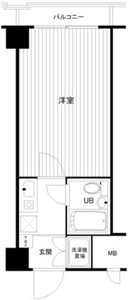 グローリア初穂高田馬場の間取り画像