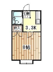 第1津村コーポの間取り画像