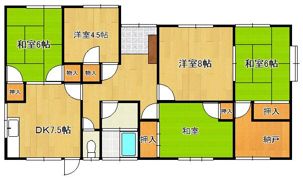 感田 戸建て（1010）の間取り画像