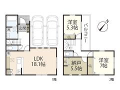 高須1丁目新築戸建借家の間取り画像