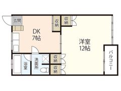 山木グリーンビルの間取り画像