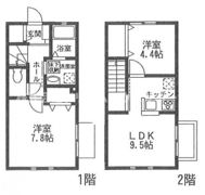 エルカーサ湘南（B）の間取り画像