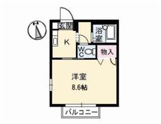 ジュネス新浜の間取り画像
