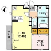 ディアコート住吉本町の間取り画像