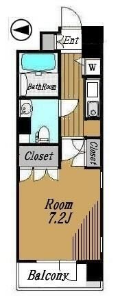 AXASーWill四谷三丁目Sta．の間取り画像