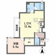リバーサイド長岡2の間取り画像