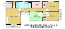 サンハイツ西中原の間取り画像
