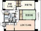ロイヤルシャトー祇園の間取り画像