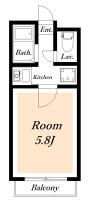 パステルクルールの間取り画像